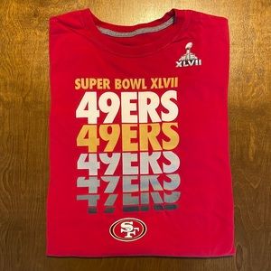 Nike SF 49ers Super Bowl 2012 Shirt
